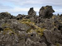 Spitze Lavaklötze ragen in der Berserkjahraun in den Himmel - Snaefellsnes Halbinsel